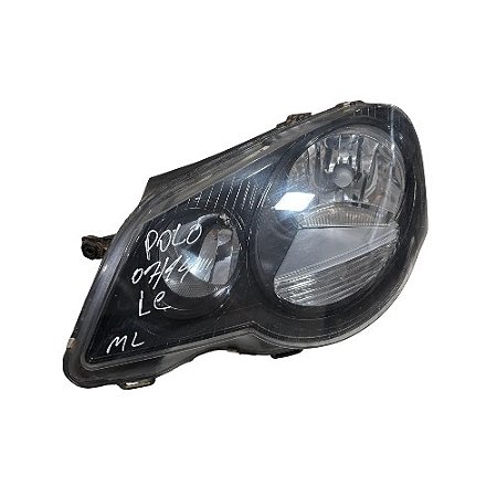 Farol Esquerdo Volkswagen Polo 2007 - 2014 Original