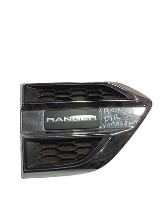 Moldura Externa Paralama Direito Ford Ranger 2013/2016 Prata