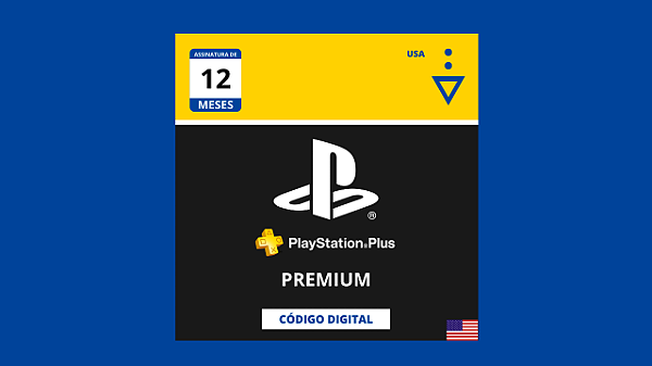 Gift Card Playstation Plus Premium 12 Meses Americana - Código Digital -  Playce - Games & Gift Cards 