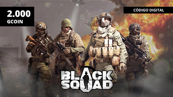 Jogo Black Squad 2.000 Gcoin - Código Digital
