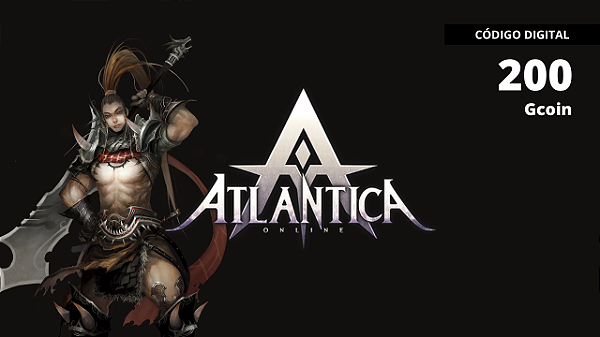 Cash Atlantica Online Global 200 Gcoin - Código Digital