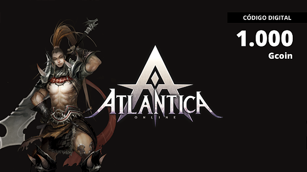 Cash Atlantica Online Global 1.000 Gcoin - Código Digital