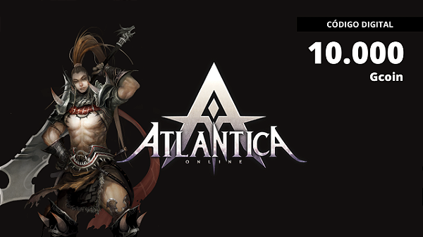 Cash Atlantica Online Global 10.000 Gcoin - Código Digital
