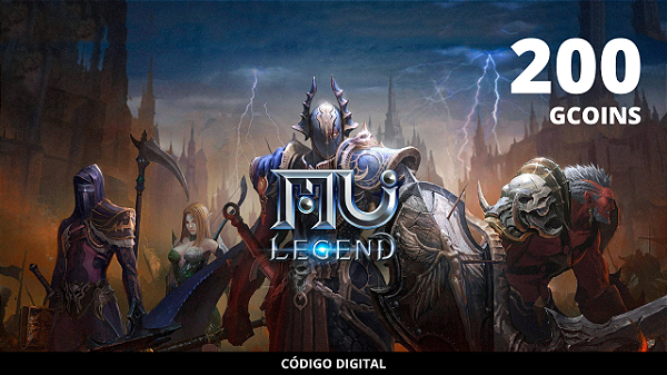 Cash Mu Legend 200 Gcoin - Código Digital