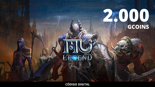 Cash Mu Legend 2.000 Gcoin - Código Digital