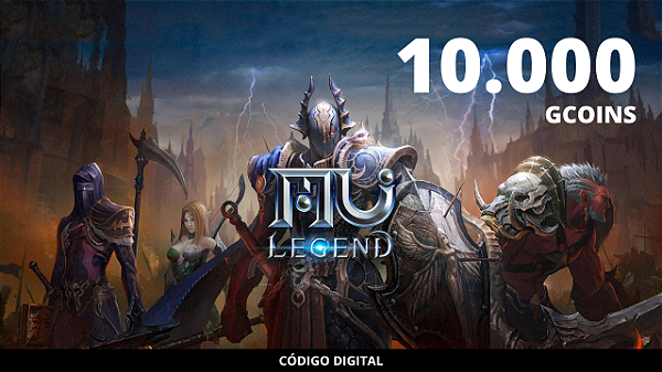 Cash Mu Legend 10.000 Gcoin - Código Digital