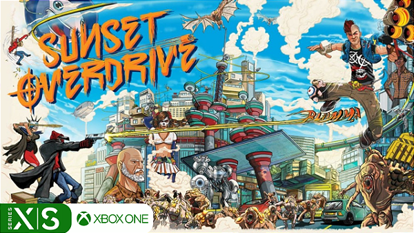 Jogo Sunset Overdrive - Xbox One - Mídia Física - Original