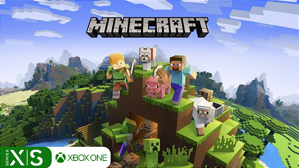 Minecraft Xbox One Mídia Digital - ALNGAMES - JOGOS EM MÍDIA DIGITAL