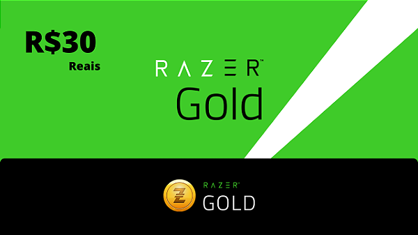 Gift Card Razer Gold 30 Reais Brasil - Código Digital Código Digital -  Playce - Games & Gift Cards 