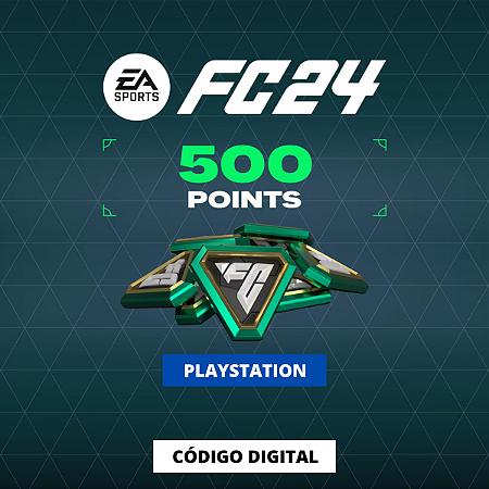 EA SPORTS FC 24 - 500 FC Points PS4 e PS5 - Código Digital