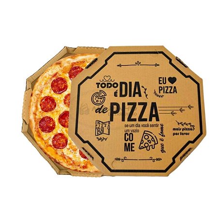 Caixas para Pizza - Distribuidora de Embalagens / Grupo Marinho