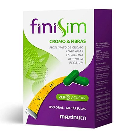 FiniSim Cromo & FIbras 60 cápsulas MaxiNutri