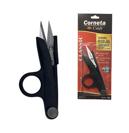 Tesoura Tecelão Arremate Corneta