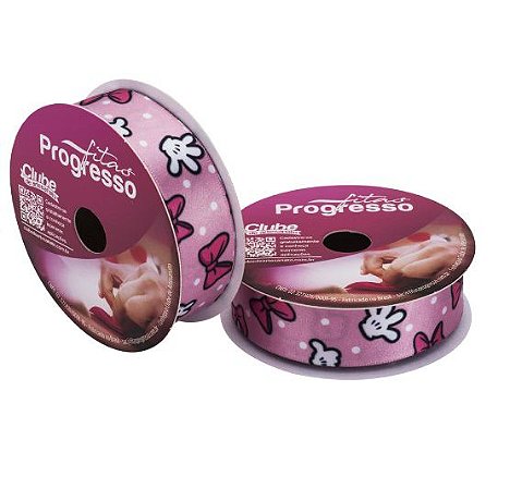 Fita cetim decorativa 22mm Luvinha poá Progresso