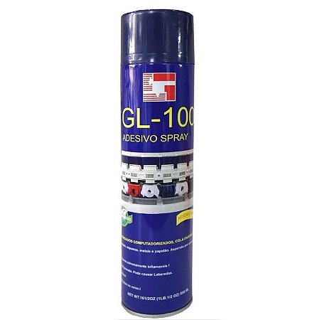 Cola Spray Adesiva Temporária GL-100 550ml