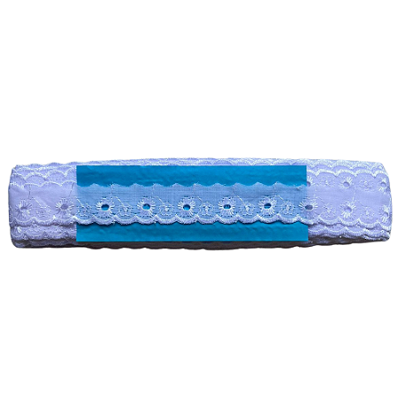 Bordado Ingles Branco 2.5cm Ctl-691 Com 13.70 Metros NYBC