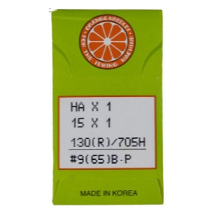 Agulha Para Máquina Domestica HAX1 Com 10 Unidades Orange