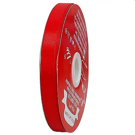 Fita poliéster 11mm Vermelho c/50 metros Trader