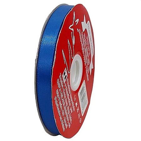 Fita poliéster 11mm Azul Royal c/50 metros Trader