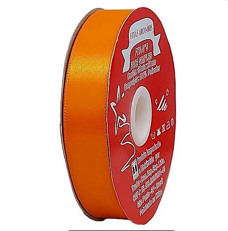 Fita poliéster 22mm Laranja c/50 metros Trader