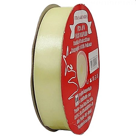 Fita poliéster 22mm Amarelo BB c/50 metros Trader