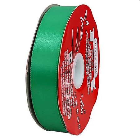Fita poliéster 22mm Verde Bandeira c/50 metros Trader