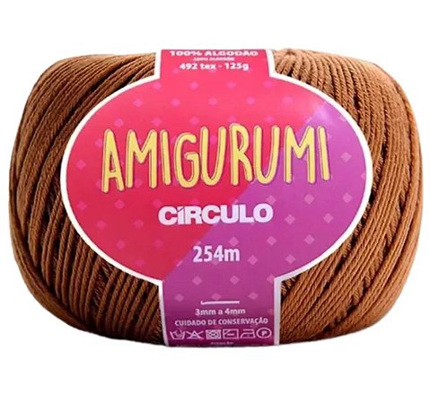 Linha Amigurumi Cor 7220 Tâmara Com 254 Metros Círculo