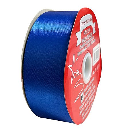 Fita poliéster 38mm Azul Royal c/50 metros Trader