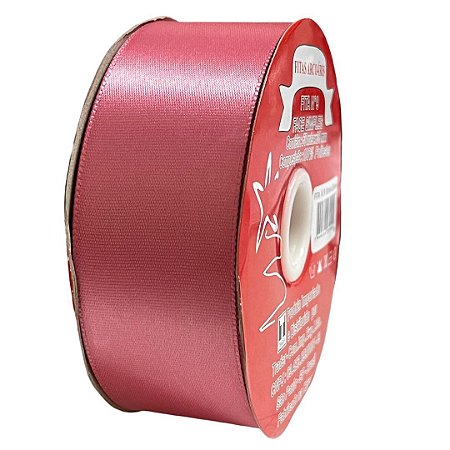 Fita poliéster 38mm Rosa Médio c/50 metros Trader
