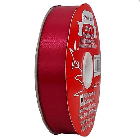 Fita poliéster 22mm Vinho c/50 metros Trader