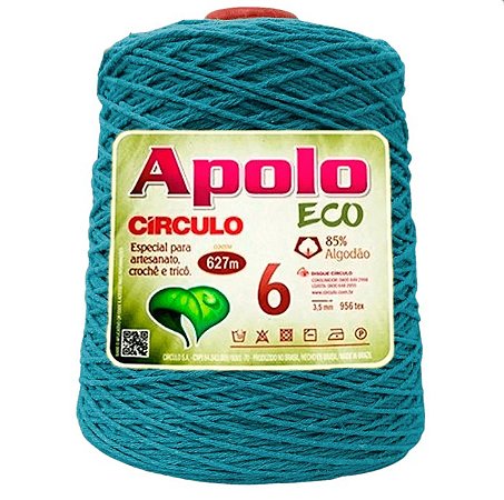 Barbante Apolo eco 6 Com 610 Metros COR 2194 Círculo