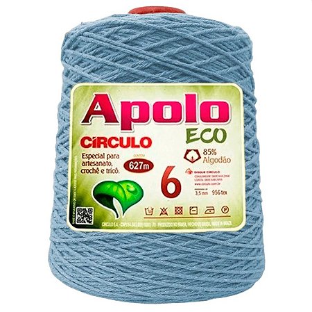 Barbante Apolo eco 6 Com 610 Metros COR 2373 Círculo