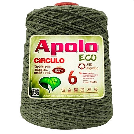 Barbante Apolo eco 6 Com 610 Metros COR 5368 Círculo