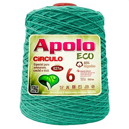 Barbante Apolo eco 6 Com 610 Metros COR 5669 Círculo