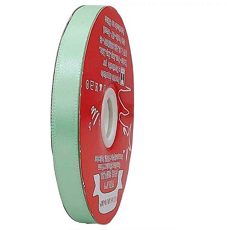 Fita poliéster 15mm Verde Agua c/50 metros Trader