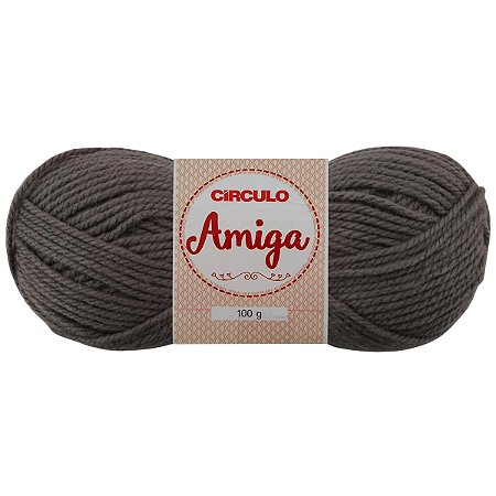 Fio Amiga 100 Gramas Cor 8797 Aço Com 133 metros Círculo