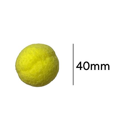 Pompom 4 cm Amarelo Canário com 10 unidades NYBC