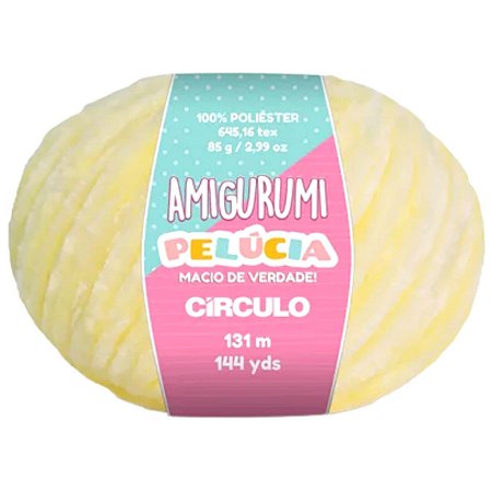 Linha Amigurumi Pelucia COR 1112 C/ 131 Metros Círculo