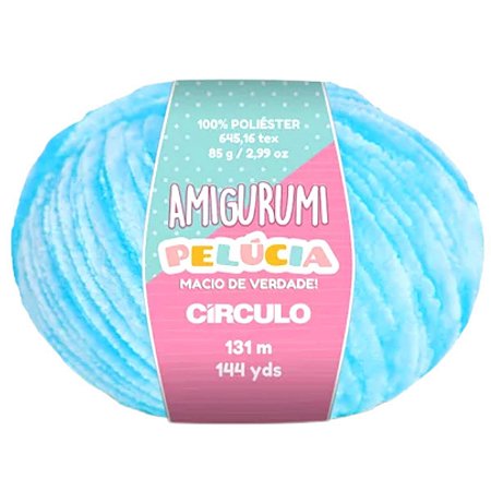 Linha Amigurumi Pelucia COR 2194 C/ 131 Metros Círculo