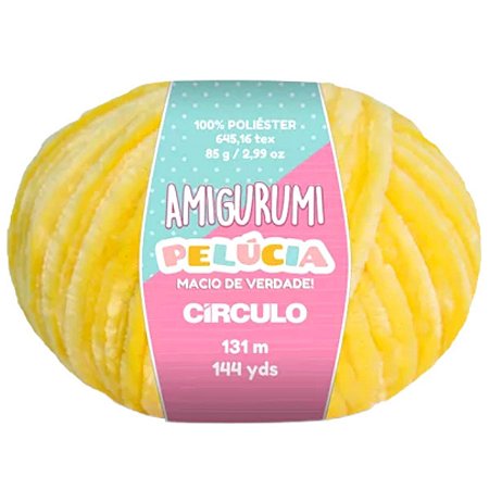 Linha Amigurumi Pelucia COR 1317 C/ 131 Metros Círculo