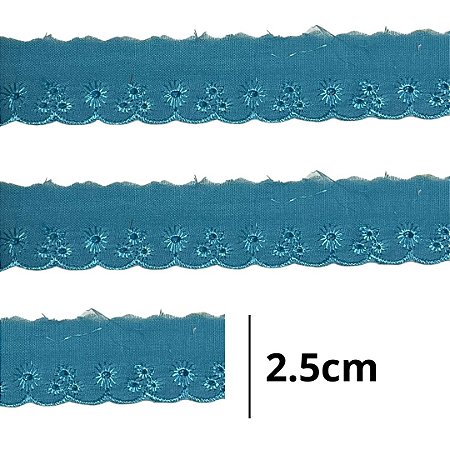 Bordado Ingles 2.5cm COR 199 CTL-61 c/ 13.7 metros NYBC