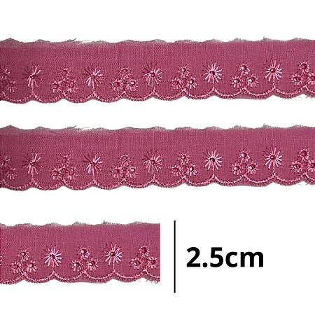 Bordado Ingles 2.5cm COR 140 CTL-61 c/ 13.7 metros NYBC