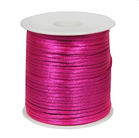 Cordão de Cetim 2mm Pink c/ 50 metros Trader