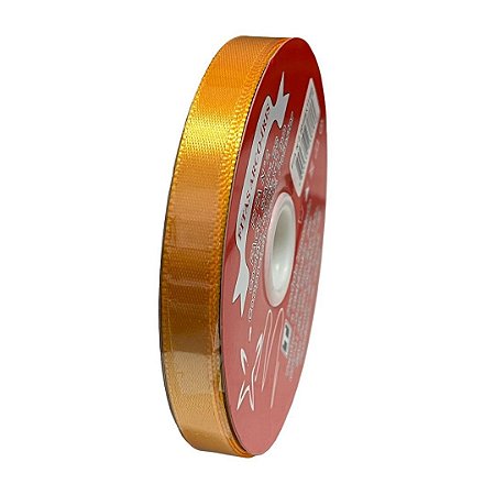 Fita poliéster 11mm Amarelo Ouro c/50 metros Trader