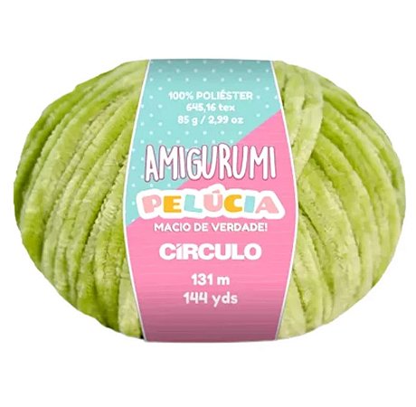 Linha Amigurumi Pelucia COR 5800 C/ 131 Metros Círculo