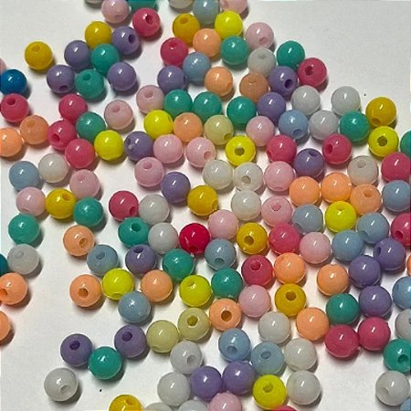 Miçanga Bolinha 6mm Ref 0150 Com 100 Gramas