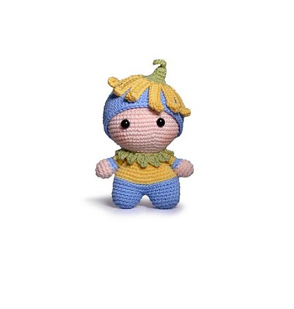 Kit Amigurumi Fofurinha Mod-Flor Círculo