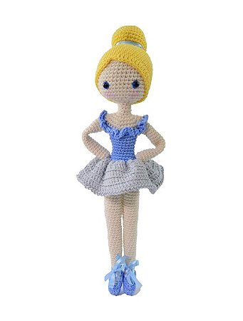 Kit Amigurumi Bailarina Mod-Vitoria Círculo