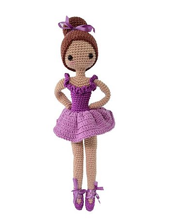 Kit Amigurumi Bailarina Mod-Alana Círculo