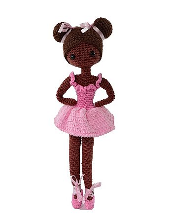 Kit Amigurumi Bailarina Mod-Kesia Círculo